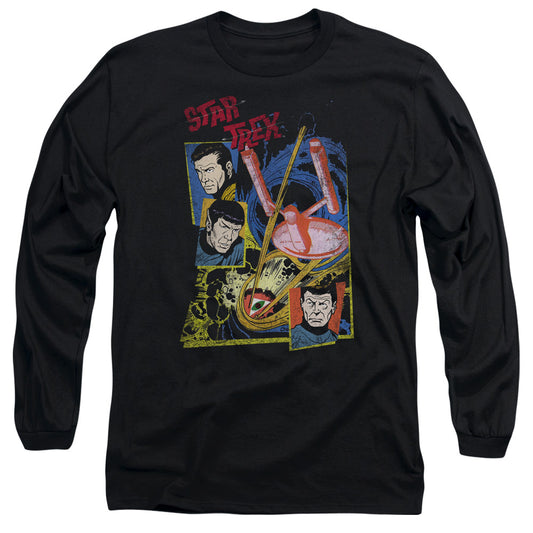 Star Trek Eye Of The Storm Mens Long Sleeve Shirt Black Officially Licensed Officially Licensed