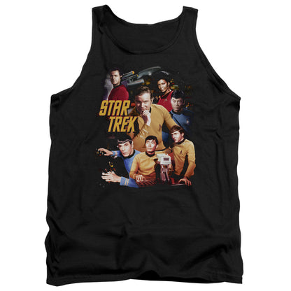 Star Trek At The Controls Mens Tank Top Shirt Black