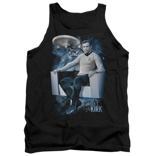 Star Trek Captains Chair Mens Tank Top Shirt Black