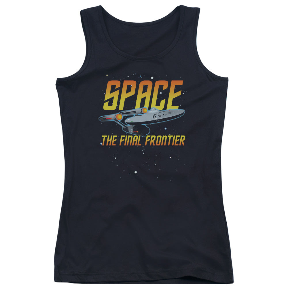 Star Trek Space Womens Tank Top Shirt Black