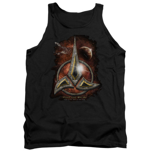 Star Trek Klingon Crest Mens Tank Top Shirt Black