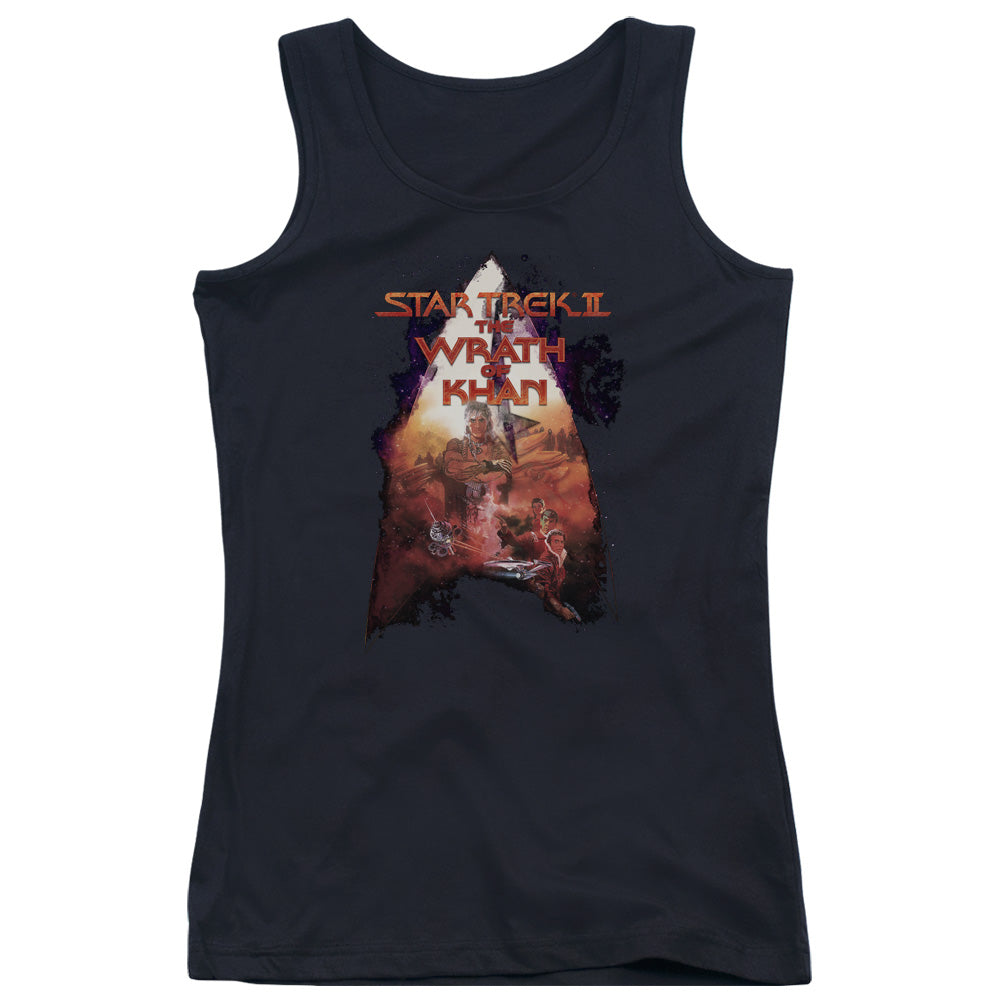 Star Trek Twok Poster Womens Tank Top Shirt Black