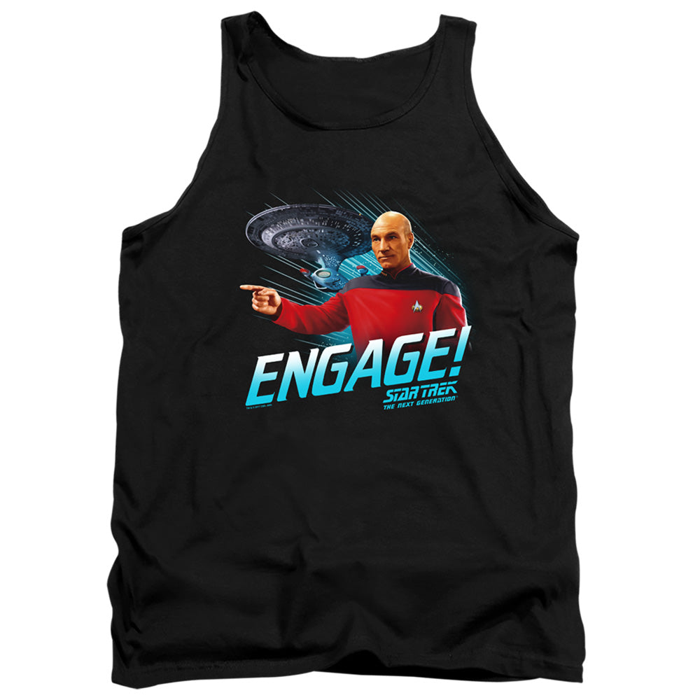 Star Trek Engage Mens Tank Top Shirt Black