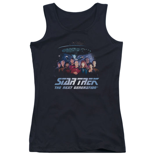 Star Trek Space Group Womens Tank Top Shirt Black