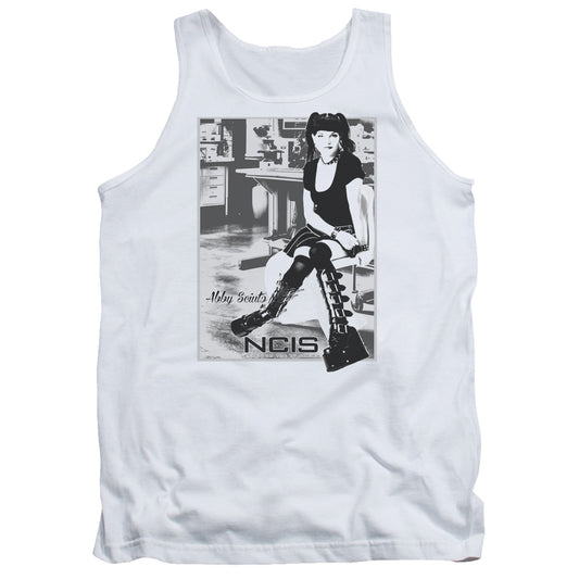 Ncis Relax Mens Tank Top Shirt White