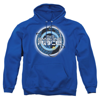 Amazing Race Around The Globe Mens Hoodie Royal Blue