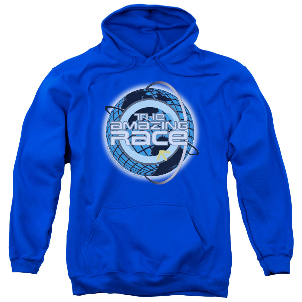 Amazing Race Around The Globe Mens Hoodie Royal Blue