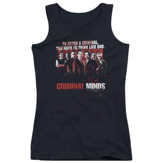 Criminal Minds Think Like One Womens Tank Top Shirt Black