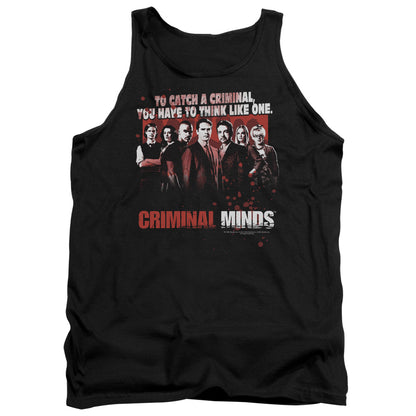 Criminal Minds Think Like One Mens Tank Top Shirt Black