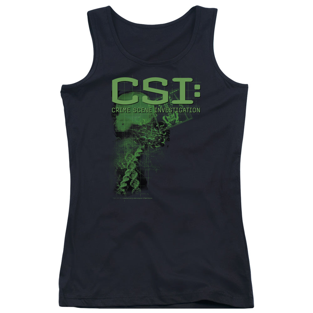 Csi Evidence Womens Tank Top Shirt Black