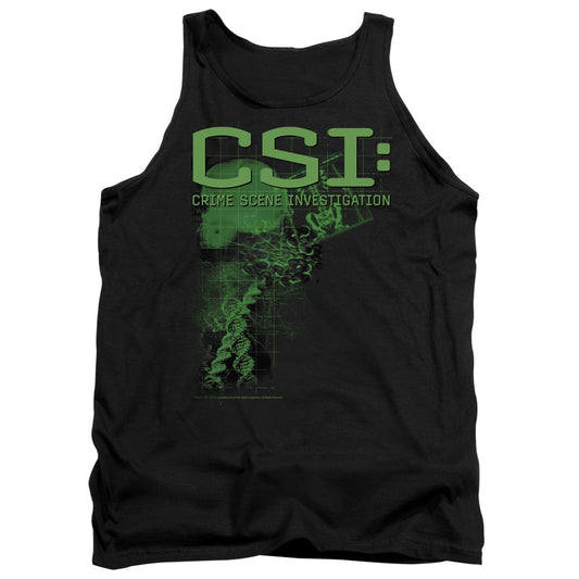 Csi Evidence Mens Tank Top Shirt Black