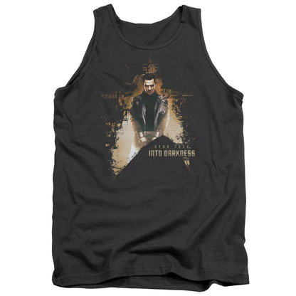 Star Trek Dark Villain Mens Tank Top Shirt Charcoal