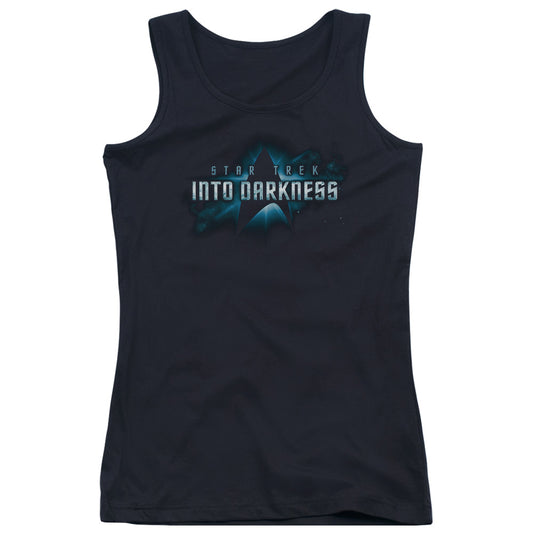 Star Trek Into Darkness Logo Womens Tank Top Shirt Black