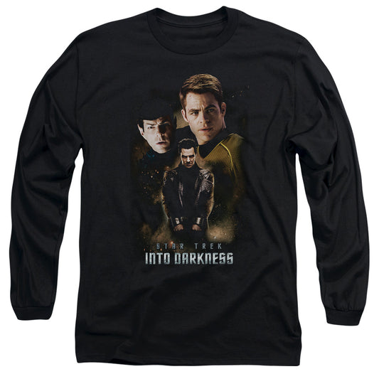 Star Trek Aftermath Mens Long Sleeve Shirt Black Officially Licensed Officially Licensed