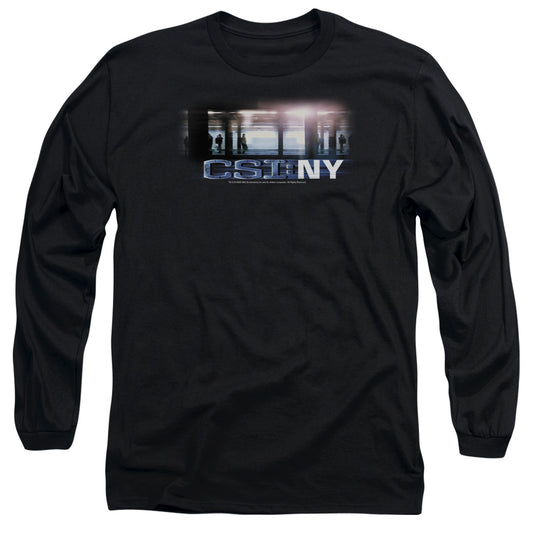 Csi New York Subway Mens Long Sleeve Shirt Black Officially Licensed Officially Licensed