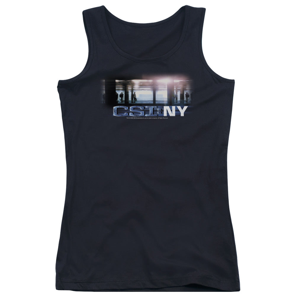 Csi New York Subway Womens Tank Top Shirt Black