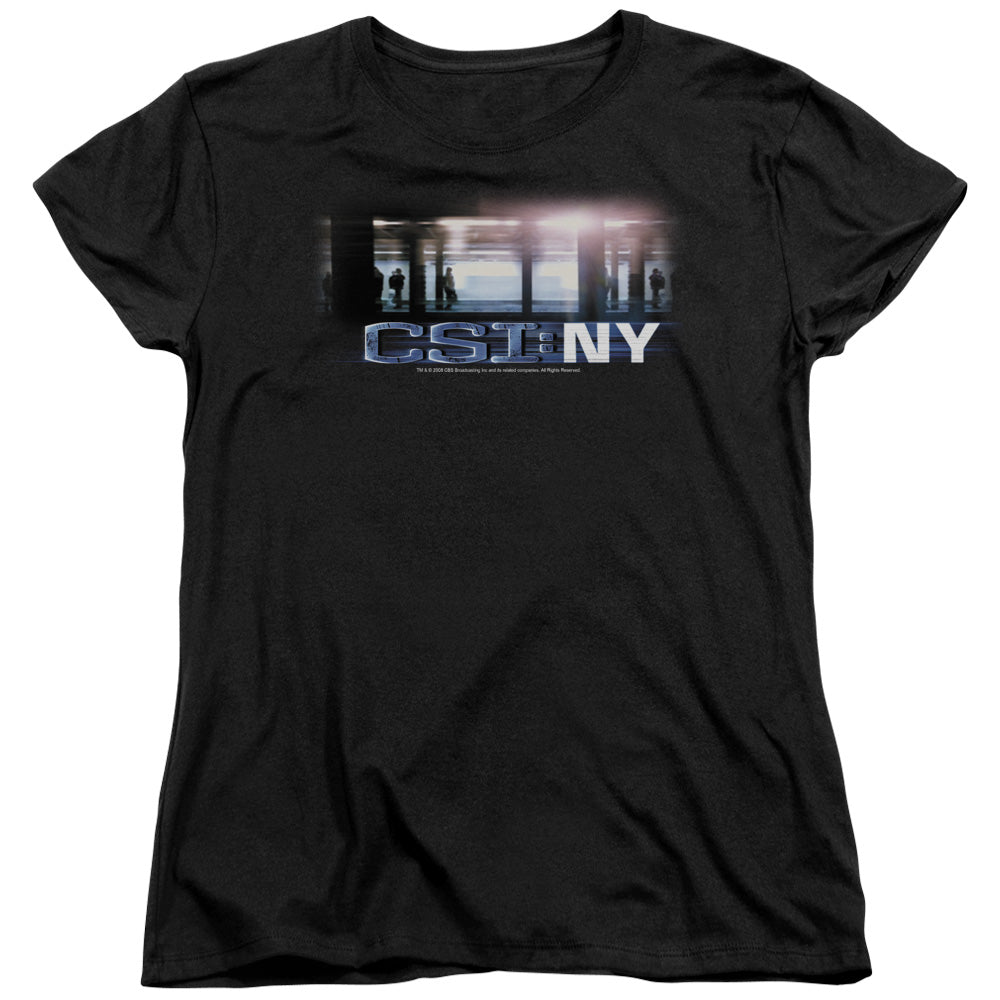 Csi New York Subway Womens T Shirt Black Officially Licensed