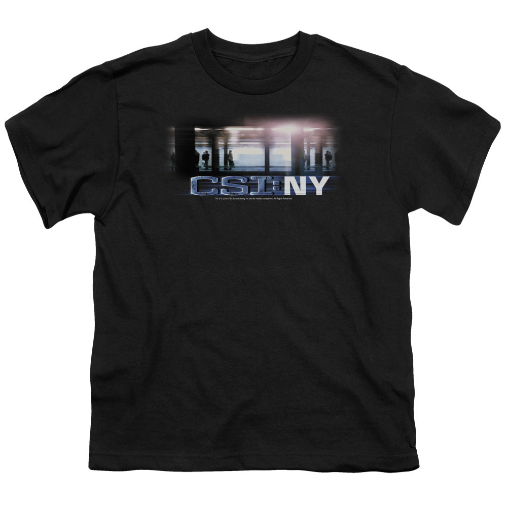 Csi New York Subway Kids Youth T Shirt Black Officially Licensed