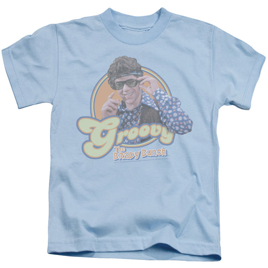 Brady Bunch Groovy Greg Juvenile Kids Youth T Shirt Light Blue Officially Licensed