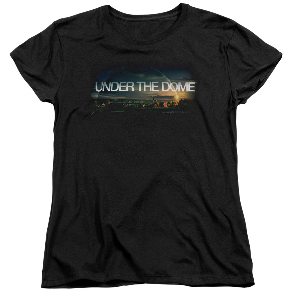 Under the Dome Dome Key Art Womens T Shirt Black Officially Licensed
