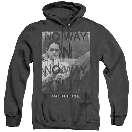 Under the Dome Trapped Heather Mens Hoodie Black Officially Licensed