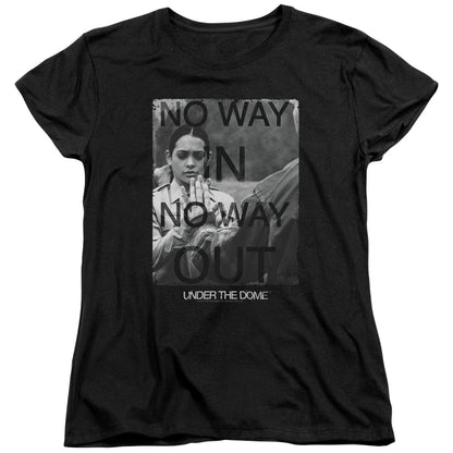 Under the Dome Trapped Womens T Shirt Black Officially Licensed