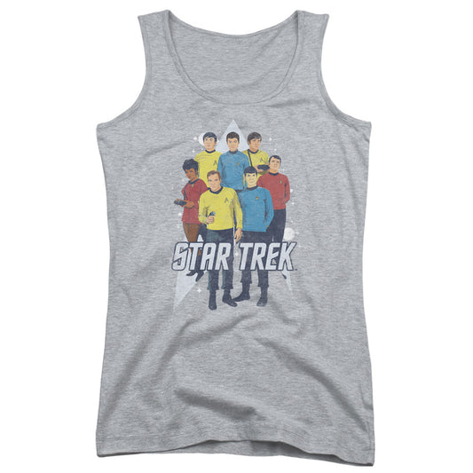 Star Trek Here Here Womens Tank Top Shirt Athletic Heather