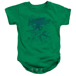 Mighty Mouse Mighty Mouse Infant Baby Snapsuit Kelly Green 