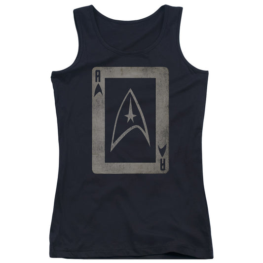 Star Trek Tos Ace Womens Tank Top Shirt Black