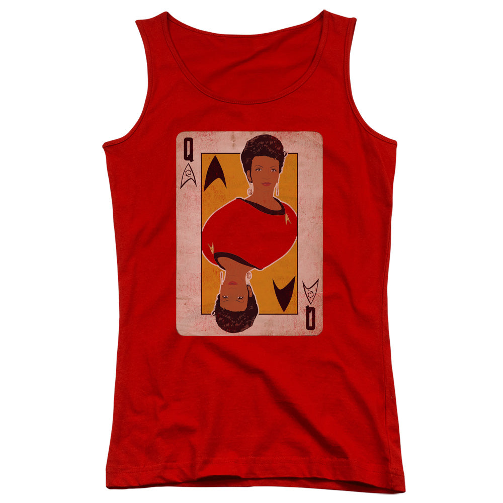 Star Trek Tos Queen Womens Tank Top Shirt Red