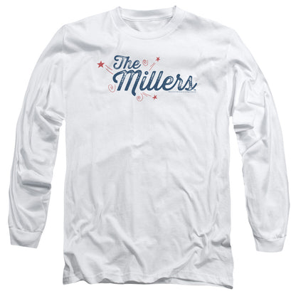 Millers Logo Mens Long Sleeve Shirt White Officially Licensed