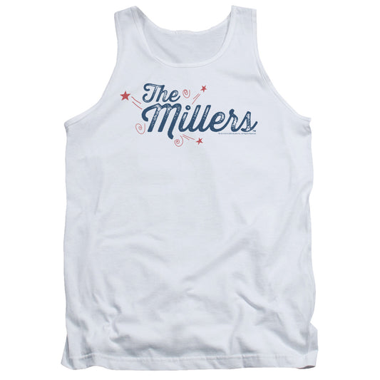 Millers Logo Mens Tank Top Shirt White