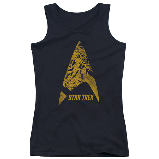 Star Trek Delta Crew Womens Tank Top Shirt Black