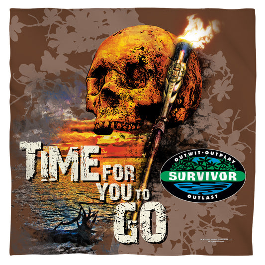 Survivor Time To Go Bandana