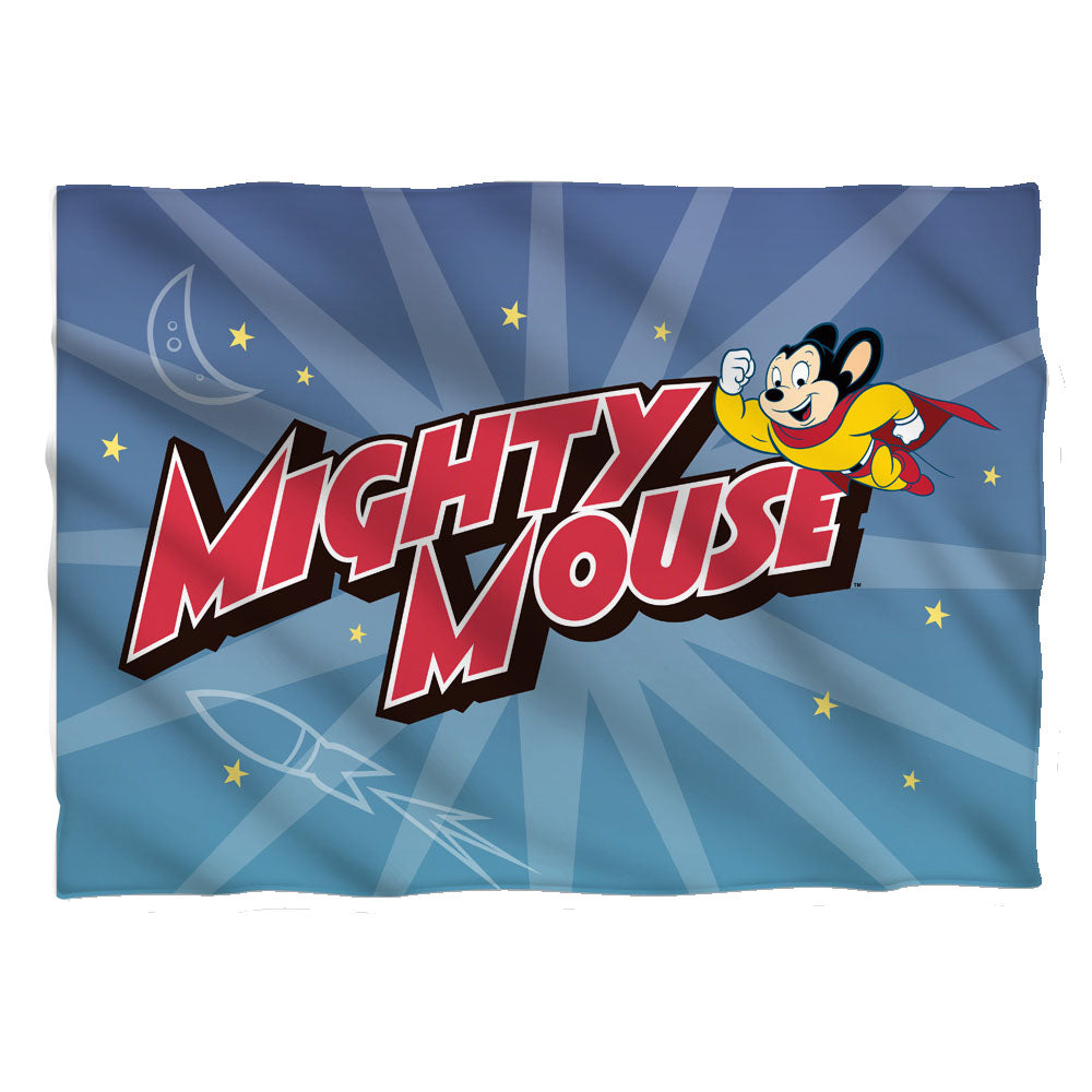 Mighty Mouse Space Hero Pillow Case