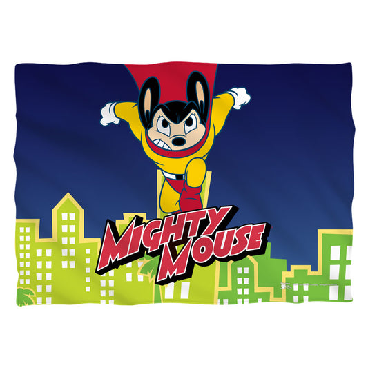 Mighty Mouse City Watch Pillow Case