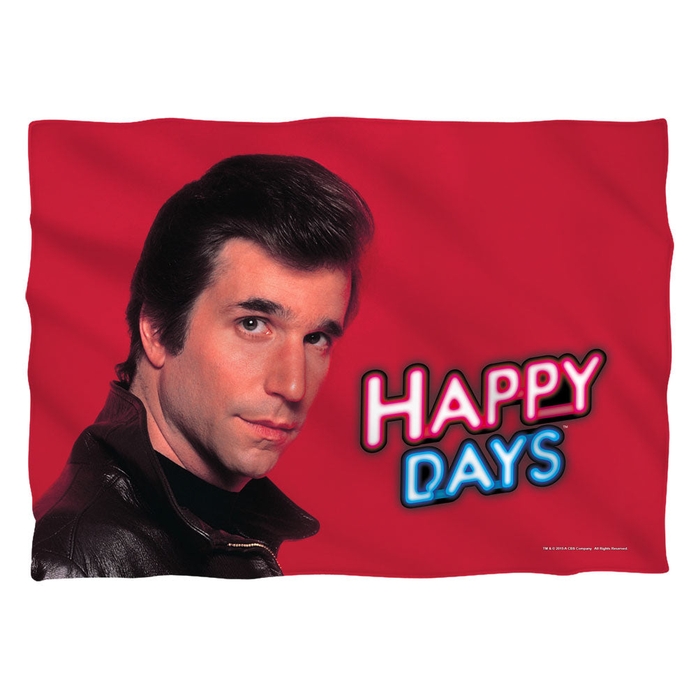 Happy Days Red Fonz Pillow Case