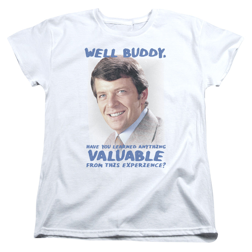 Brady Bunch Buddy Womens T Shirt White Officially Licensed