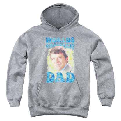 Brady Bunch Worlds Grooviest Kids Youth Hoodie Heather Officially Licensed