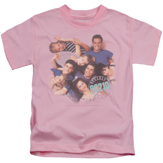 90210 Gang in Logo Juvenile Kids Youth T Shirt Pink