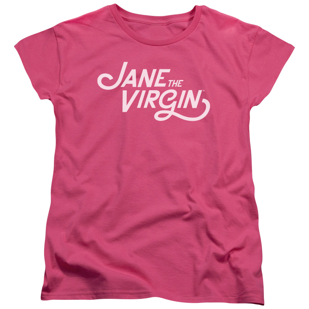 Jane the Virgin Logo Womens T Shirt Hot Pink Officially Licensed
