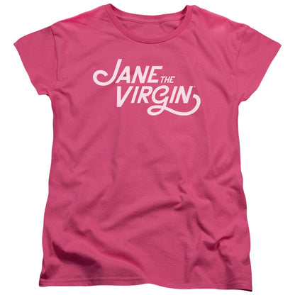 Jane the Virgin Logo Womens T Shirt Hot Pink Officially Licensed
