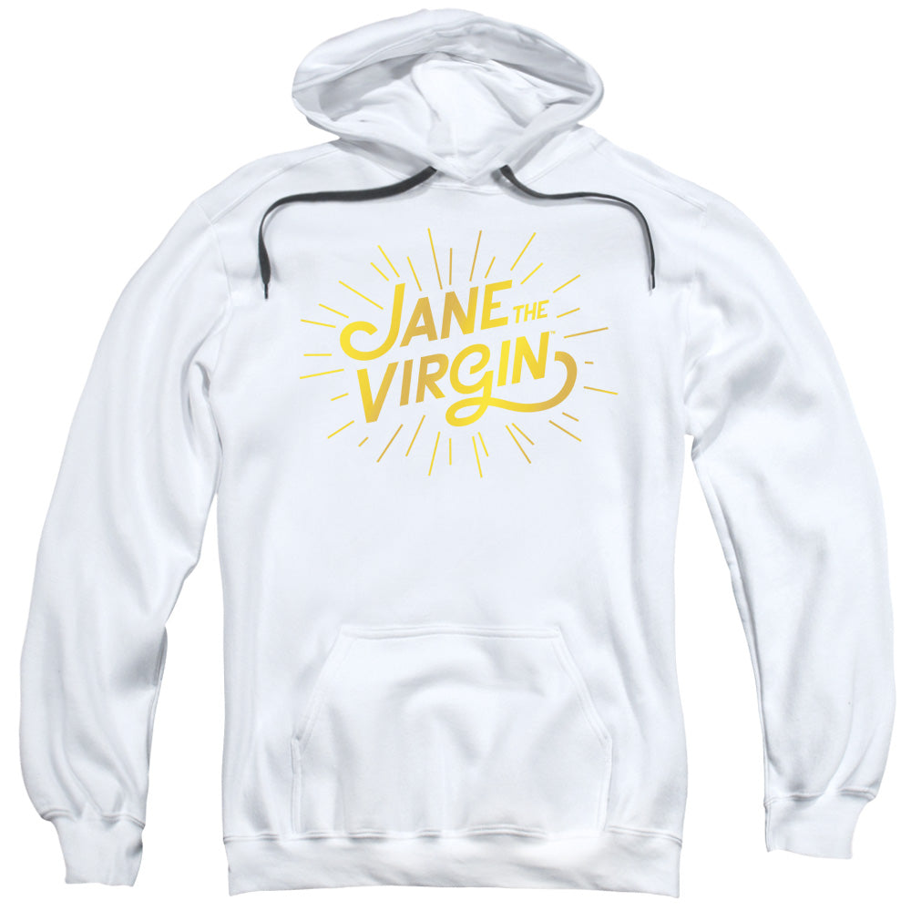 Jane The Virgin Golden Logo Mens Hoodie White Officially Licensed