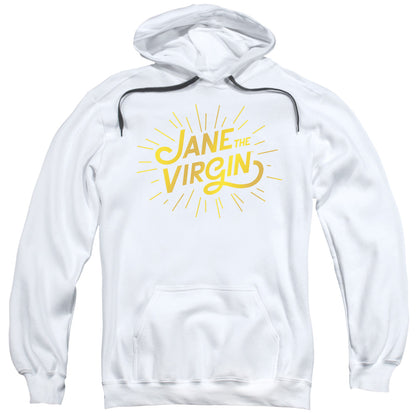 Jane The Virgin Golden Logo Mens Hoodie White Officially Licensed