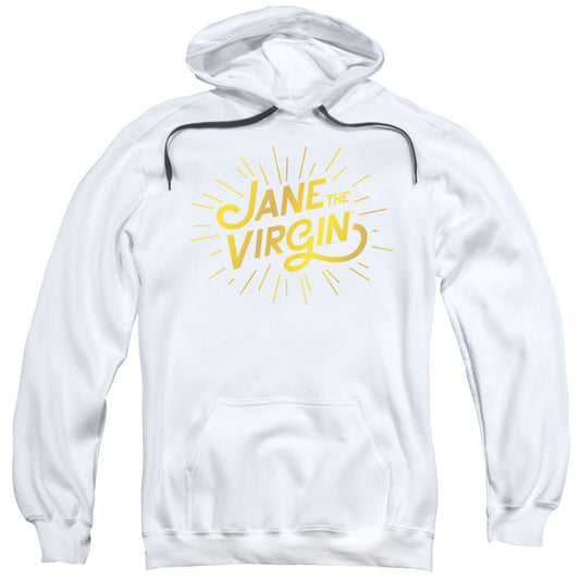 Jane The Virgin Golden Logo Mens Hoodie White Officially Licensed
