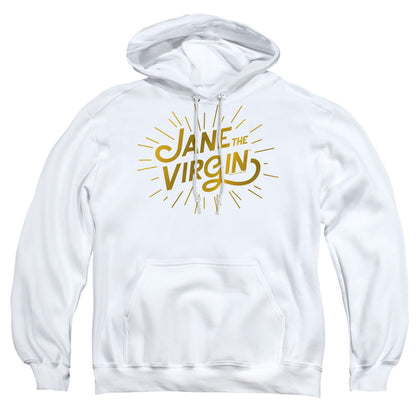 Jane The Virgin Golden Logo Mens Hoodie White Officially Licensed