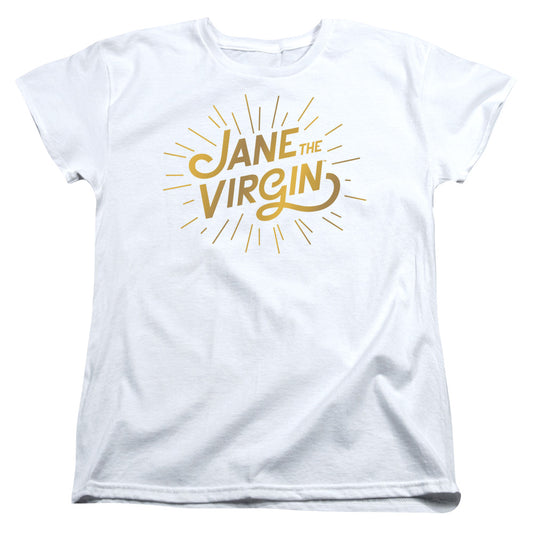 Jane the Virgin Golden Logo Womens T Shirt White Officially Licensed
