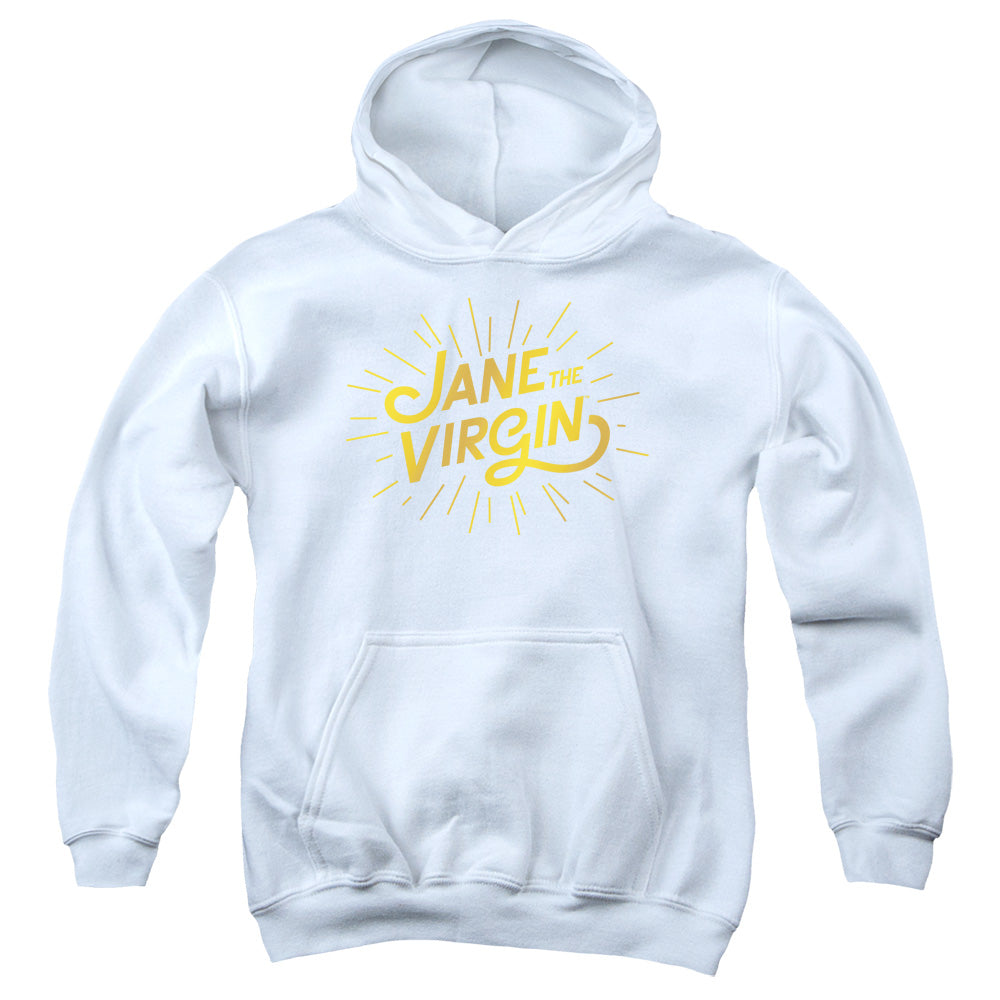 Jane the Virgin Golden Logo Kids Youth Hoodie White Officially Licensed