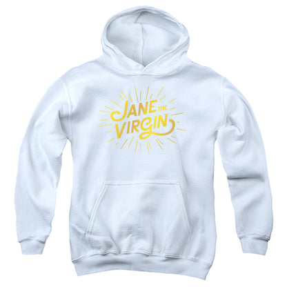 Jane the Virgin Golden Logo Kids Youth Hoodie White Officially Licensed