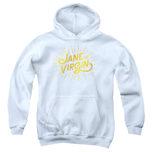 Jane the Virgin Golden Logo Kids Youth Hoodie White Officially Licensed